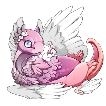 Blush Iridescent on a hatchling Coatl