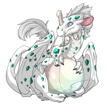 Spearmint Keel on a hatchling Pearlcatcher