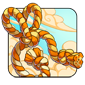 Buttersnake Rope Toy - Sunset Buttersnake