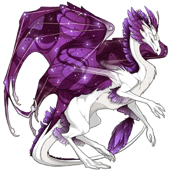 Mulberry Constellation on a female Skydancer