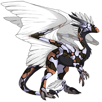 Orca Mosaic on a female Wildclaw