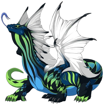 Azure Harlequin on a male Bogsneak