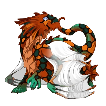 Terracotta Mosaic on a hatchling Guardian