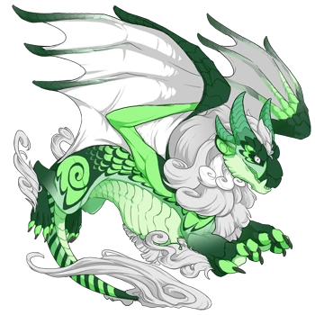 Seafoam Cherub on a male Obelisk