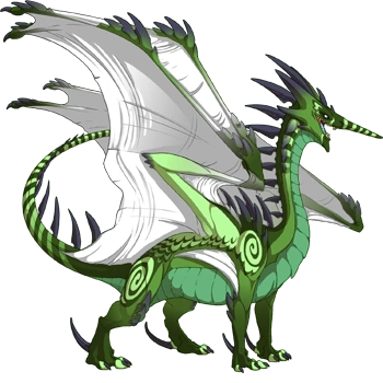 Green Cherub on a male Ridgeback