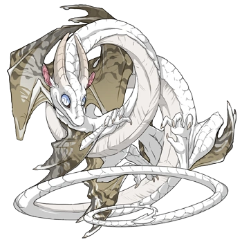 Antique Peregrine on a male Spiral