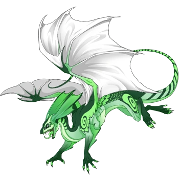 Seafoam Cherub on a female Mirror