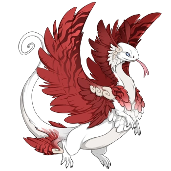 Carmine Safari on a male Coatl