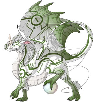 Avocado Circuit on a male Pearlcatcher