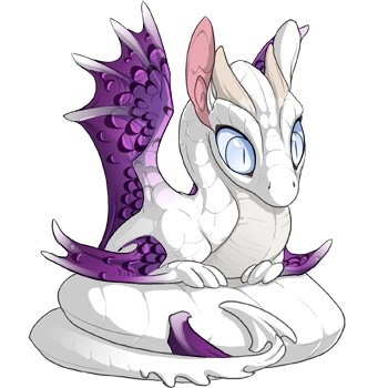 Plum Edged on a hatchling Spiral