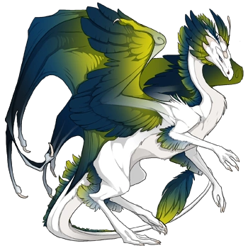 Azure Blend on a female Skydancer