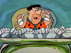 Flintstones telephone shop