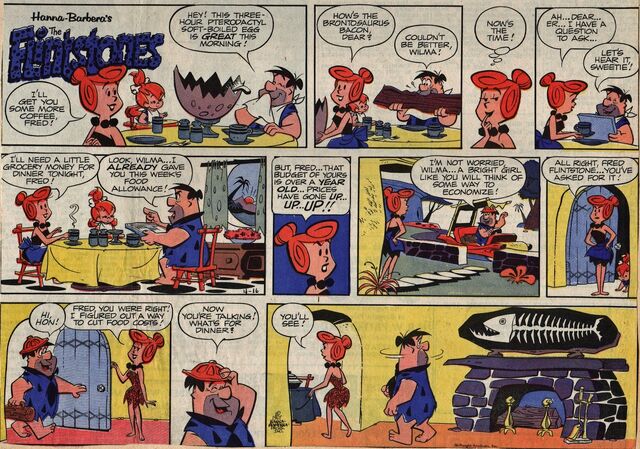 April 1967 comic strips | The Flintstones | Fandom