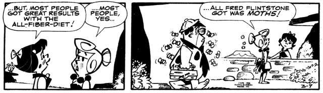 The Flintstones Daily Comic Strip - Mar. 7, 1984