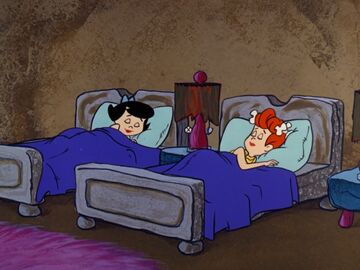 Fred and wilma flintstone in bed best sale