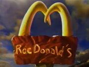 The RocDonald's sign.