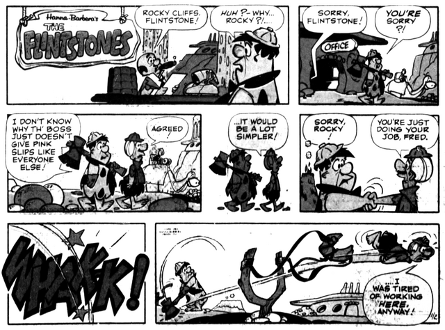 The Flintstones Comic Strip - 1-2-1983