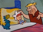 Barney with Egbert in the episode, "The Babysitters".