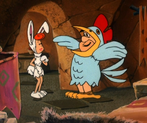 Wilma's rabbitsaurus costume from The Flintstones Meet Rockula and Frankenstone.