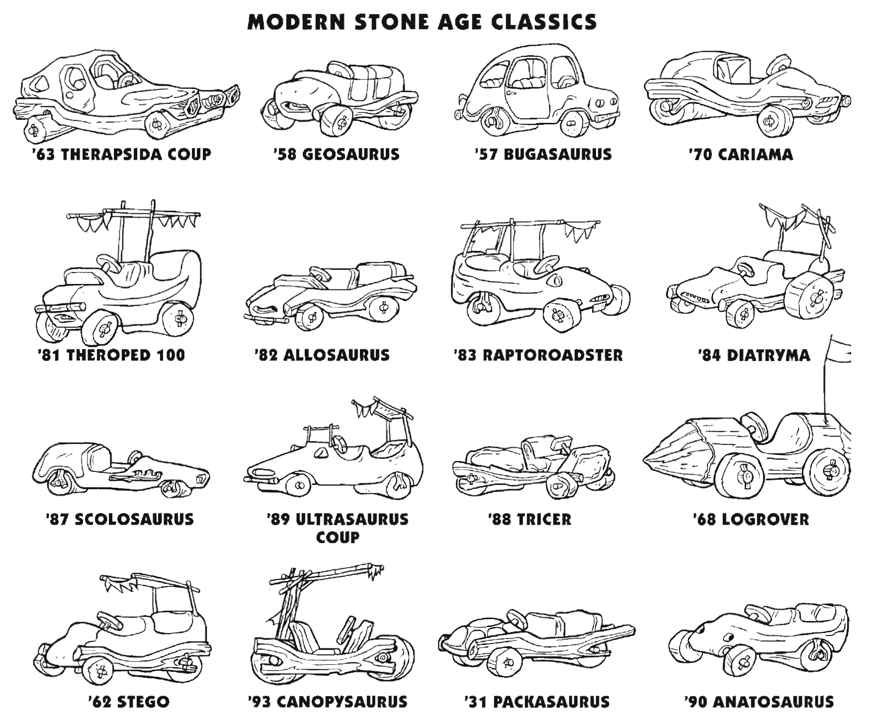 fred flintstones car