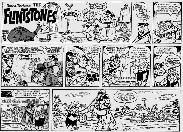 The Flintstones Comic Strip - 6-21-1964