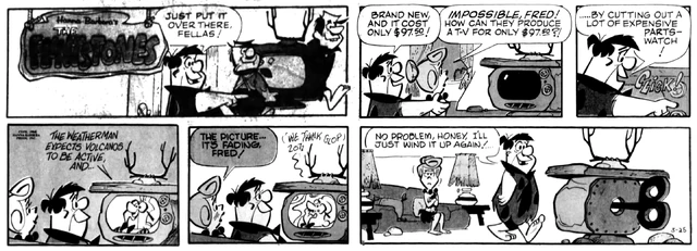 The Flintstones Comic Strip - 3-25-1984