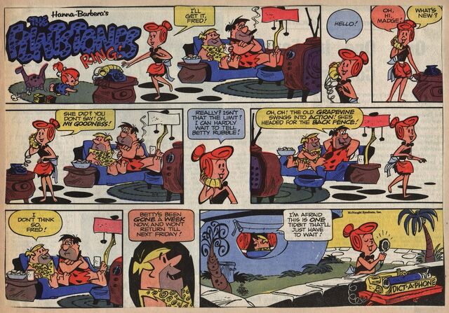 November 1966 comic strips | The Flintstones | Fandom
