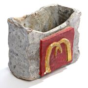 A trench fry box prop.