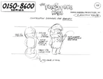 Construction drawing of Barney by Iwao Takamoto.