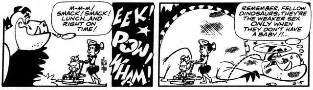 The Flintstones Daily Comic Strip - Mar. 5, 1984