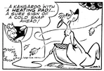 Kangasaurus Heating Pad - The Flintstones Daily Comic Strip - December 29, 1978