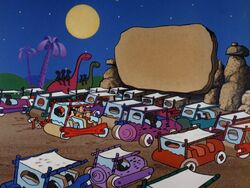 Bedrock Drive In Theater The Flintstones Fandom