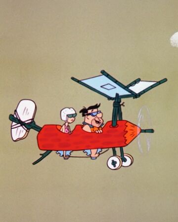 fred flintstone airplane