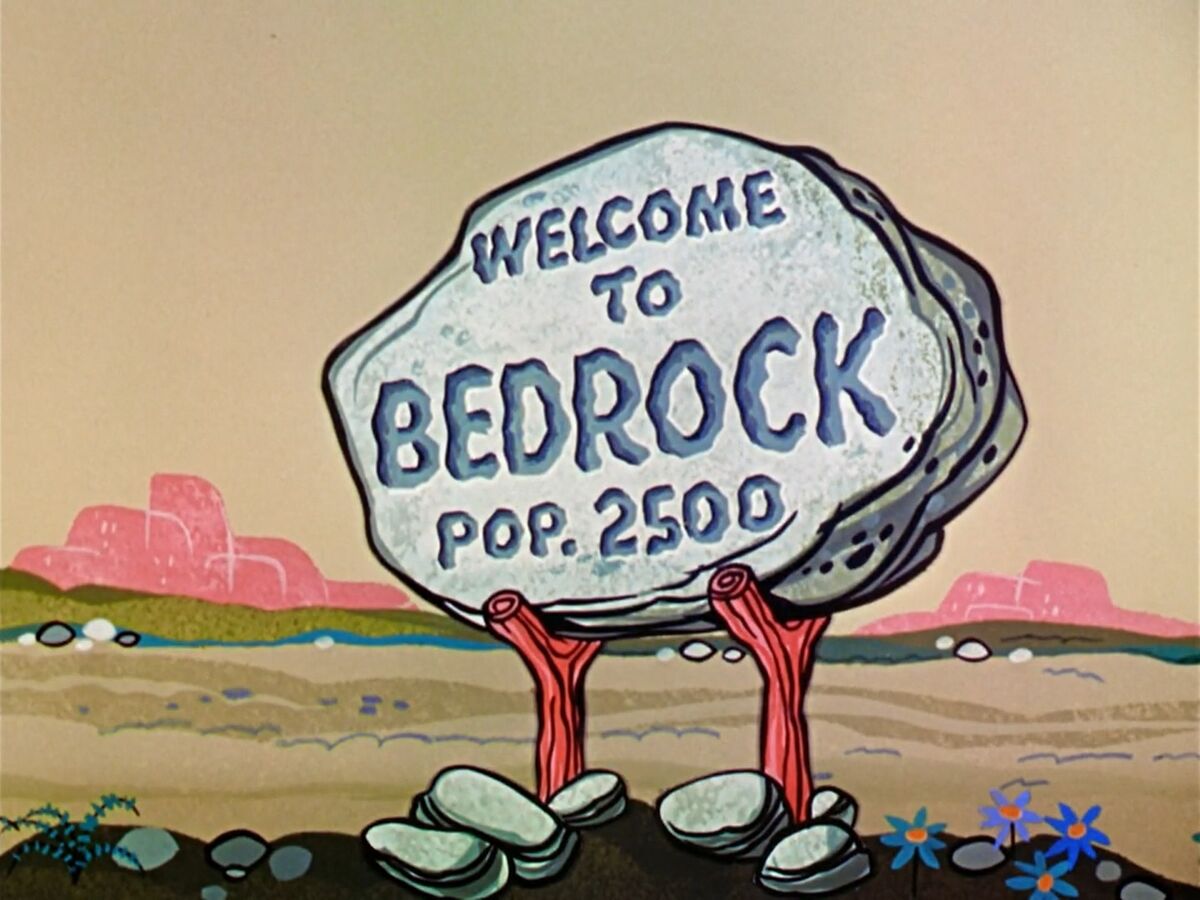 bedrock flintstones
