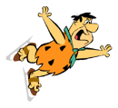 The Flintstones - Clipart - Fred Flintstone in Skating Shoes - 2.png (43 KB)