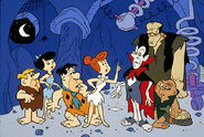 The Flintstones Meet Rockula and Frankenstone - Promotional Art