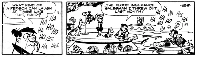 The Flintstones Daily Comic Strip - Mar. 2, 1984
