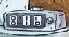 Flip Alarm Clock - The Flintstones and WWE - Stone Age SmackDown!