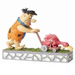 Fred with a Stego-Mower figurine.