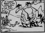 Dodo Birds from The Flintstones Daily Comic Strip - Jan. 9, 1963