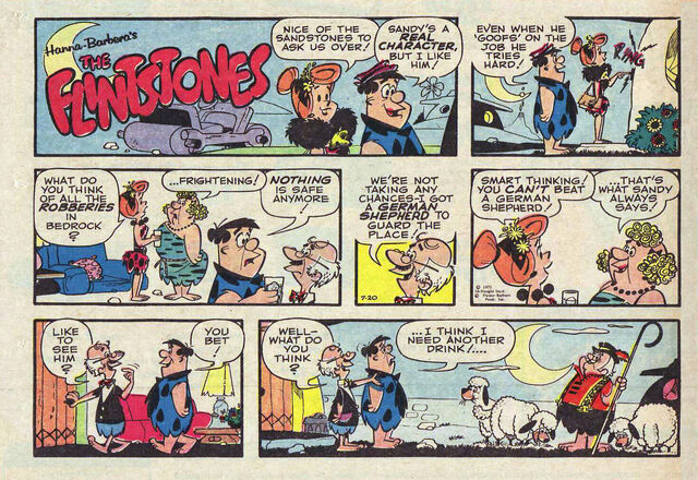 July 1975 comic strips | The Flintstones | Fandom