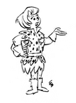A third conceptual sketch of Belinda by Ed Benedict.