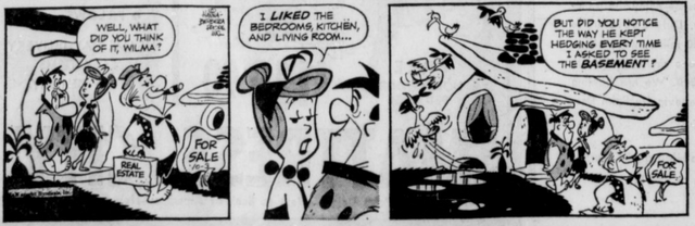 The Flintstones Comic Strip - Oct. 3, 1963