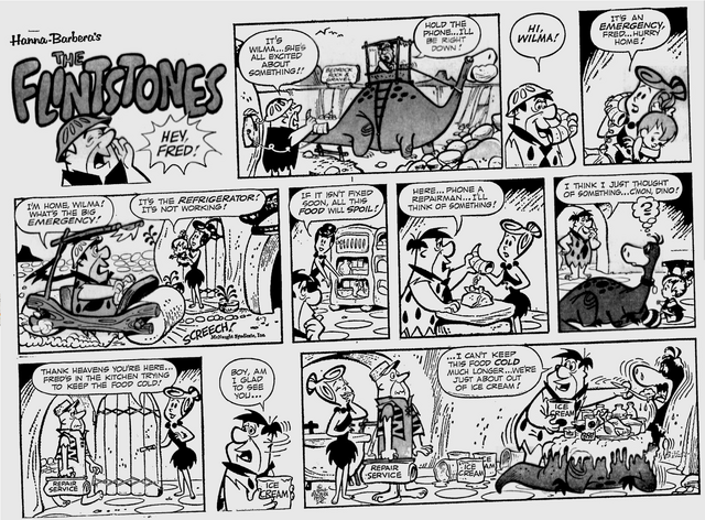 The Flintstones Comic Strip - 6-7-1964