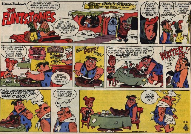 February 1968 comic strips | The Flintstones | Fandom