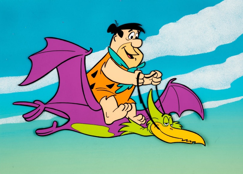 fred flintstone airplane