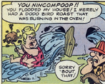 Ruined Dodo Bird Roast in the sixth issue of the 1977 comics
