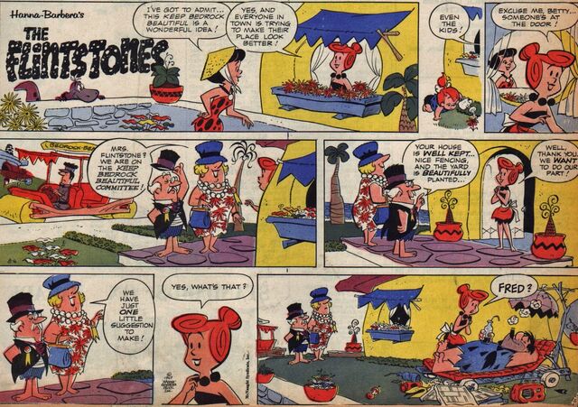 August 1967 comic strips | The Flintstones | Fandom