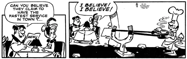The Flintstones Daily Comic Strip - June 11, 1979
