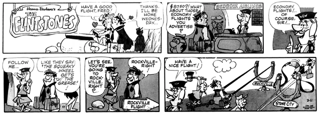 The Flintstones Comic Strip - 3-11-1984